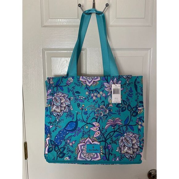Vera Bradley Handbags - Vera Bradley Lighten Up Deluxe Family Tote - Peacock Garden